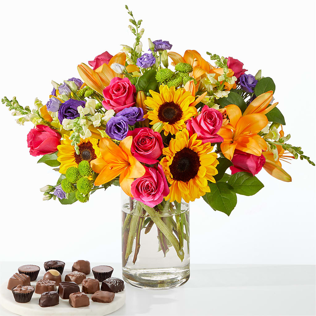 Best Day Bouquet and Chocolate Bundle –  Monarca Florist, Yonkers NY