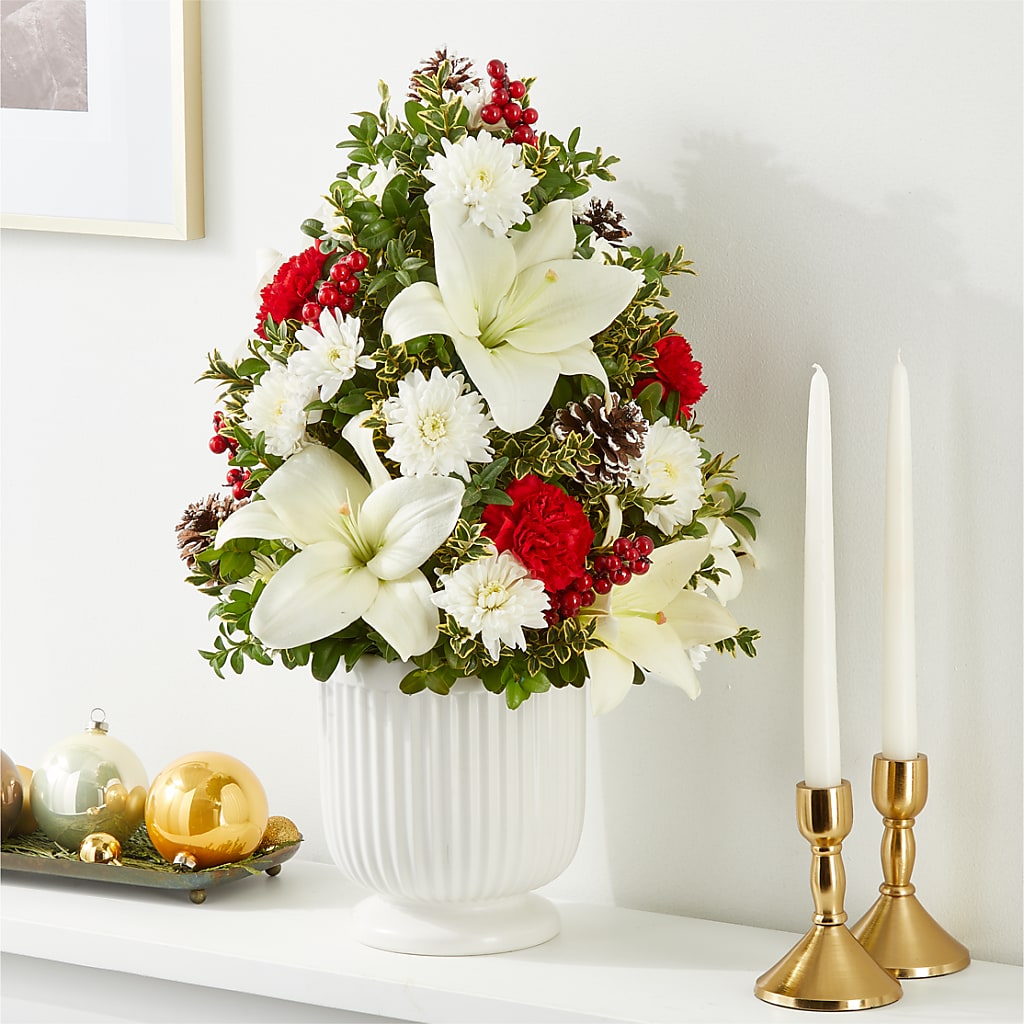 Festive Moments Tree –  Monarca Florist, Yonkers NY