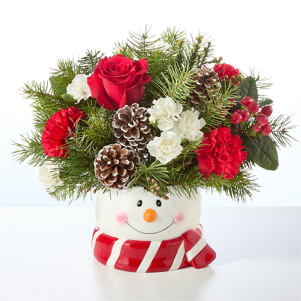 Jolly Snowman Bouquet –  Monarca Florist, Yonkers NY