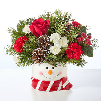 Jolly Snowman Bouquet –  Monarca Florist, Yonkers NY