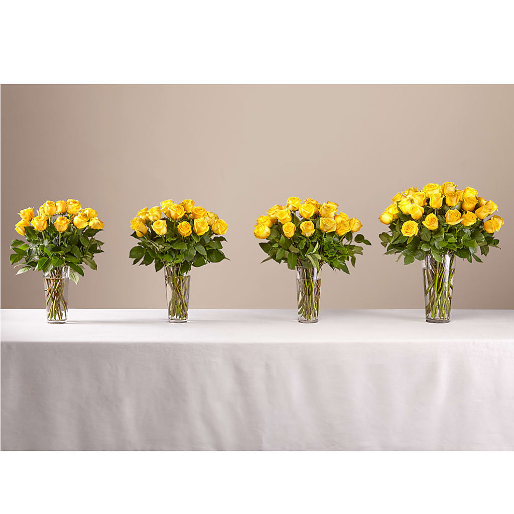 Long Stem Yellow Rose Bouquet –  Monarca Florist, Yonkers NY