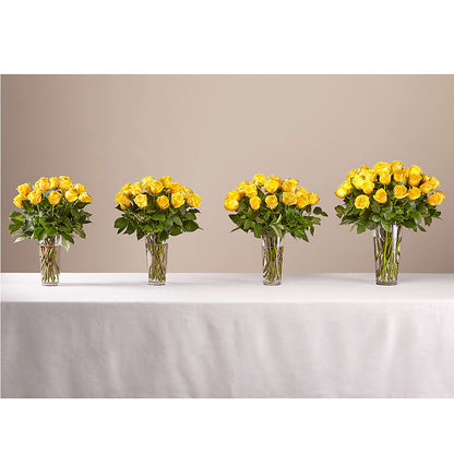 Long Stem Yellow Rose Bouquet –  Monarca Florist, Yonkers NY