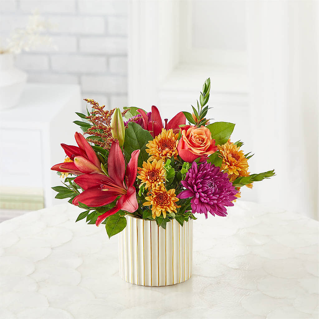 Burgundy Landscape Bouquet –  Monarca Florist, Yonkers NY