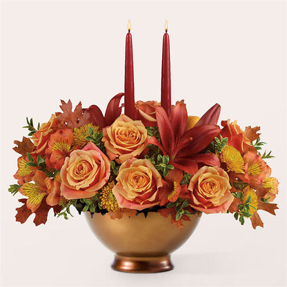 Harvest Table Centerpiece –  Monarca Florist, Yonkers NY