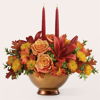 Harvest Table Centerpiece –  Monarca Florist, Yonkers NY