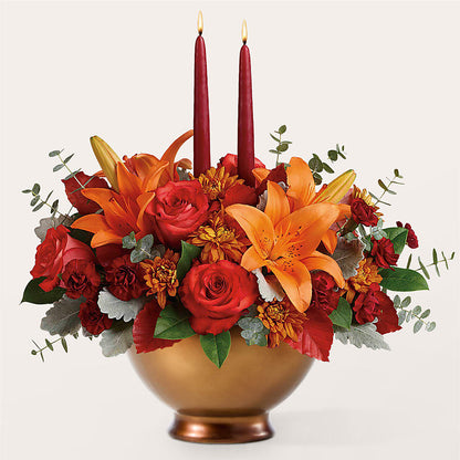 Fruits of Fall Centerpiece –  Monarca Florist, Yonkers NY