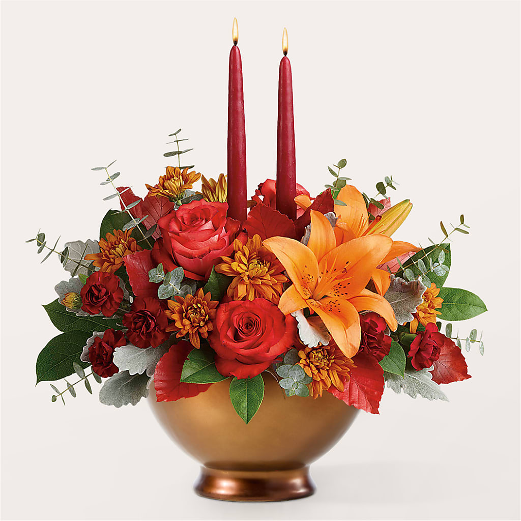 Fruits of Fall Centerpiece –  Monarca Florist, Yonkers NY