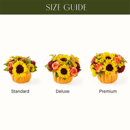 Golden Gourd Pumpkin Bouquet –  Monarca Florist, Yonkers NY