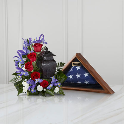 Patriotic Tribute Arrangement –  Monarca Florist, Yonkers NY