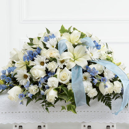 Tender Treasure Casket Spray –  Monarca Florist, Yonkers NY