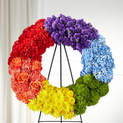 Circle of Love Wreath –  Monarca Florist, Yonkers NY