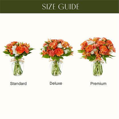 Apricot Glow Bouquet –  Monarca Florist, Yonkers NY