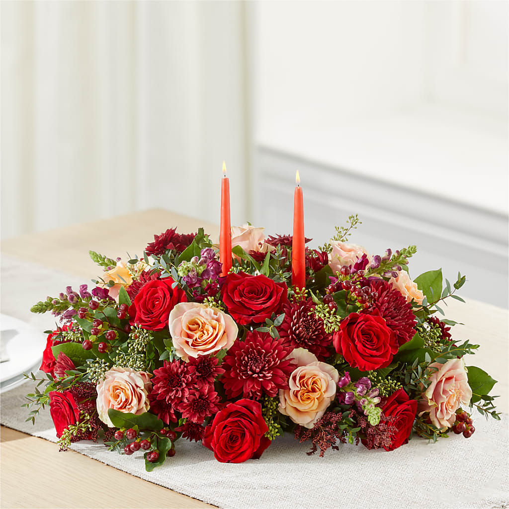 Most Thankful Centerpiece –  Monarca Florist, Yonkers NY