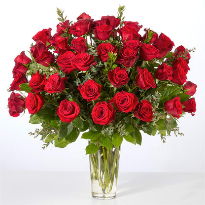 Forever Yours Fifty Stem Red Rose Bouquet –  Monarca Florist, Yonkers NY