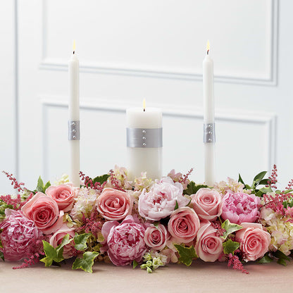 Worldwide Romance Unity Candle Arrangement –  Monarca Florist, Yonkers NY