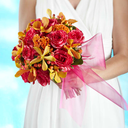 Brilliant Shades of Love Bouquet –  Monarca Florist, Yonkers NY