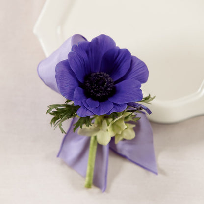 Purple Passion Boutonniere –  Monarca Florist, Yonkers NY