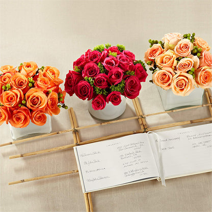 Dawn Rose Centerpiece –  Monarca Florist, Yonkers NY